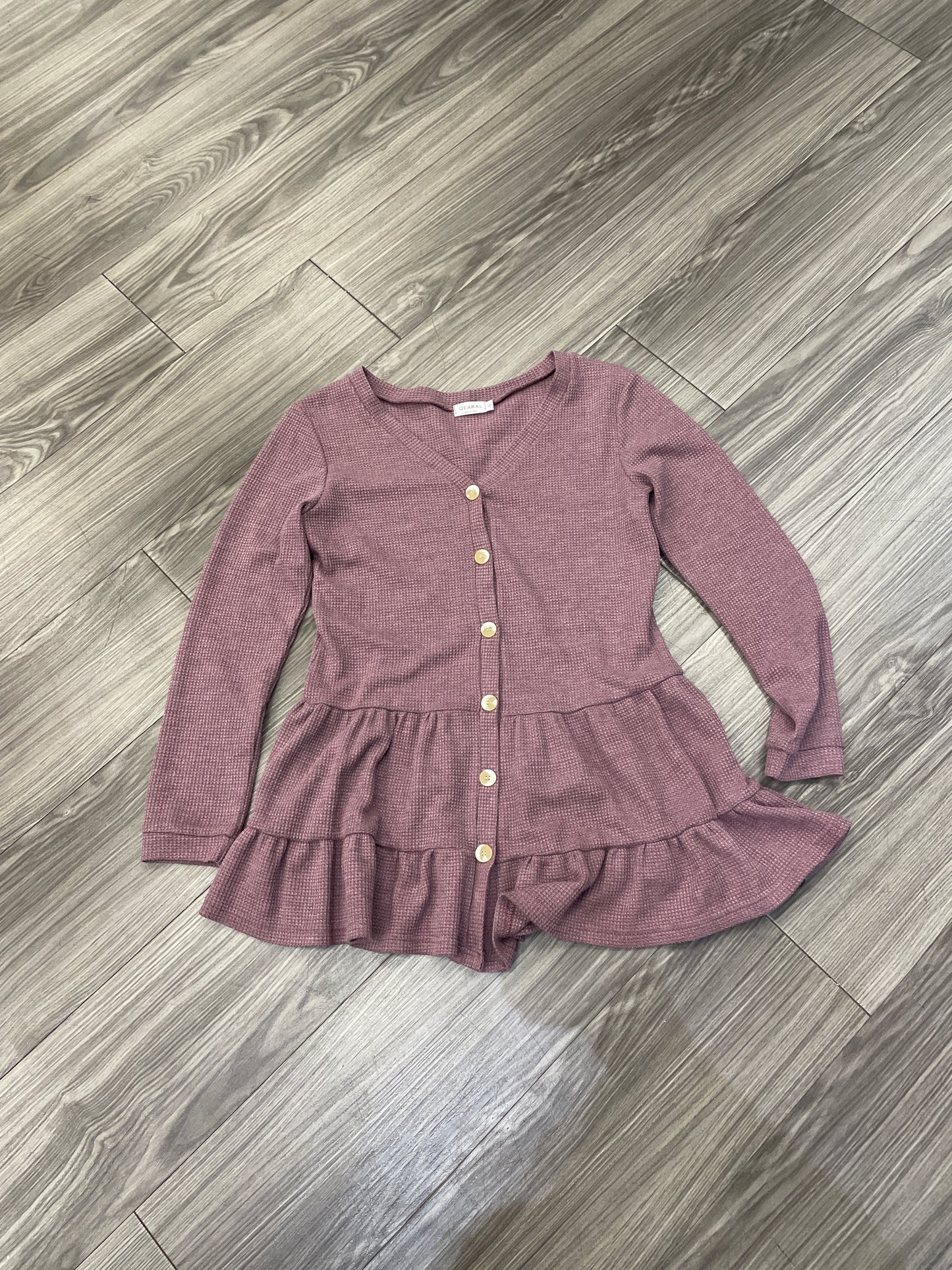 Top Long Sleeve By Clothes Mentor In Purple, Size: S