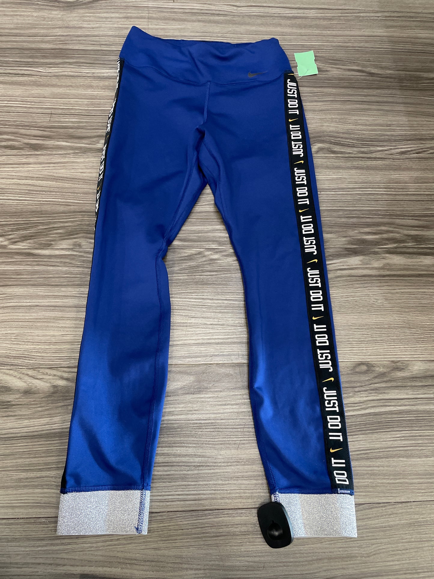 Athletic Leggings By Nike Apparel In Blue, Size: S