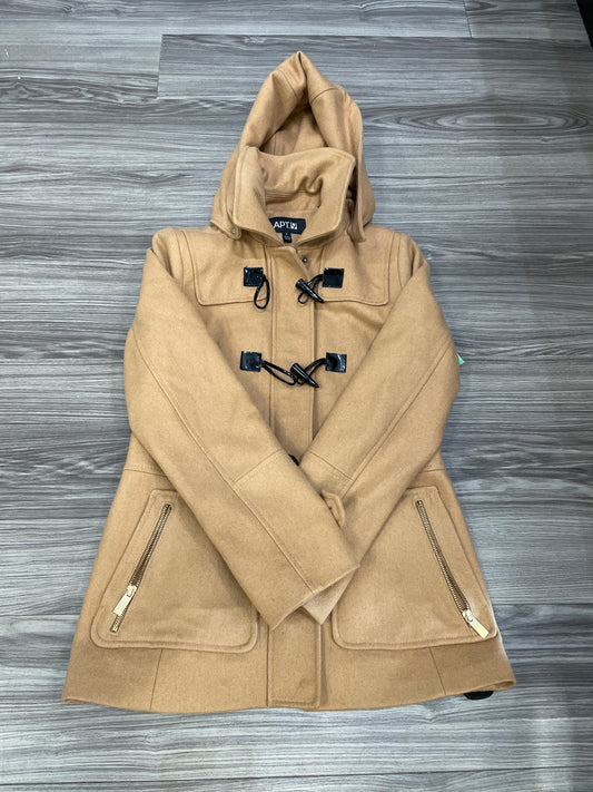 Coat Peacoat By Apt 9 In Beige, Size: S