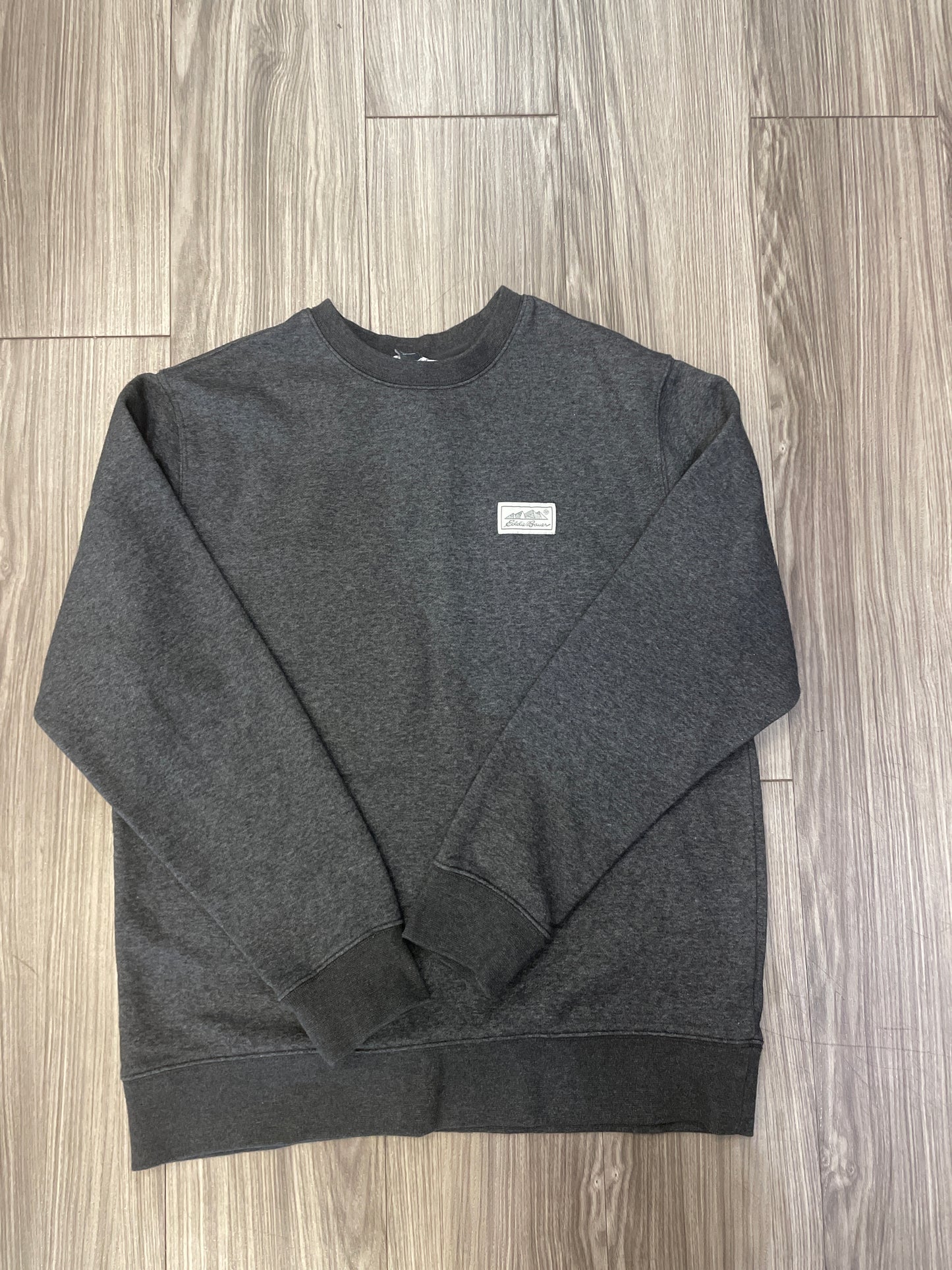 Sweatshirt Crewneck By Eddie Bauer In Grey, Size: M