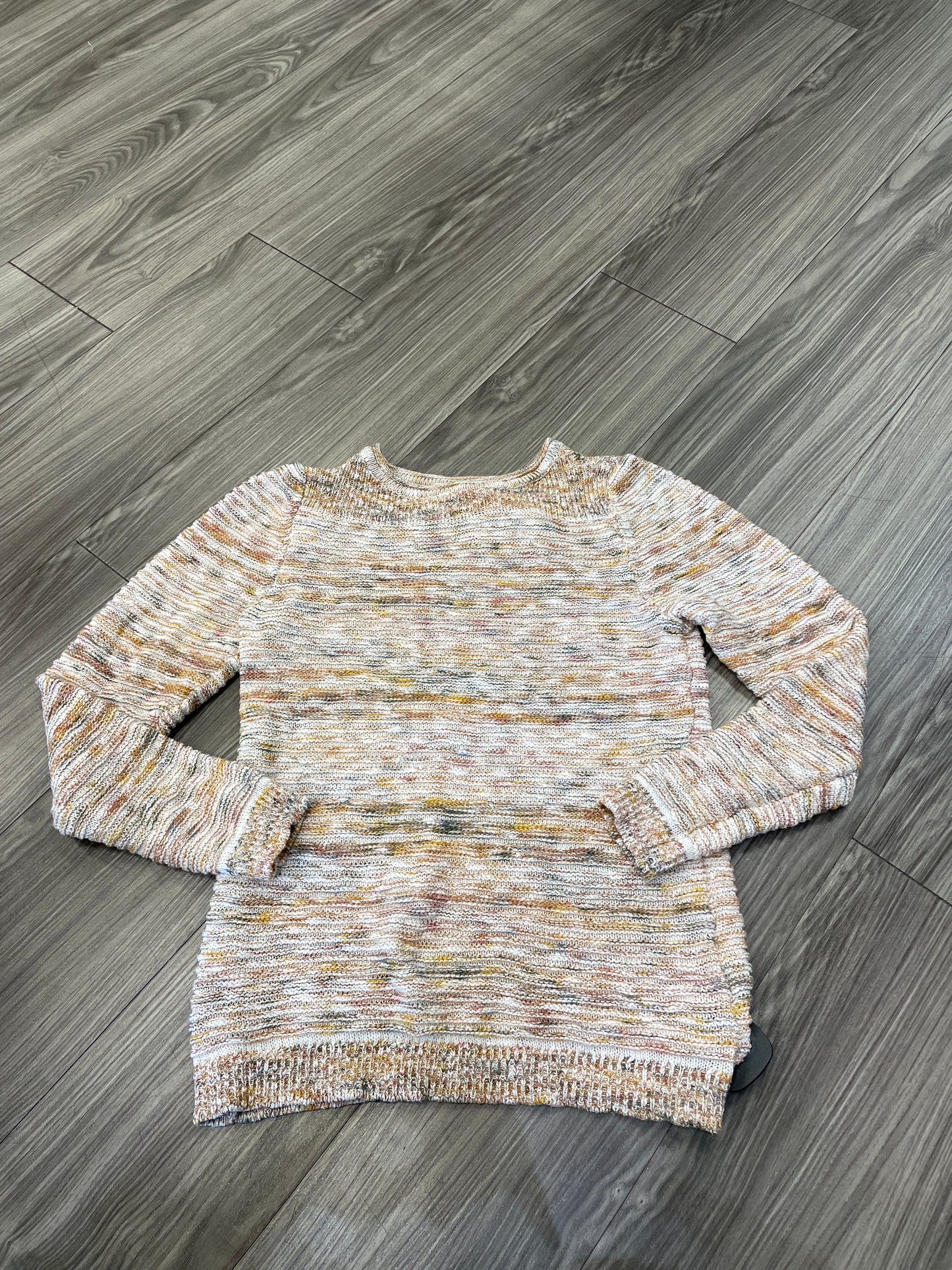 Sweater By Christopher And Banks In Cream & Green, Size: S