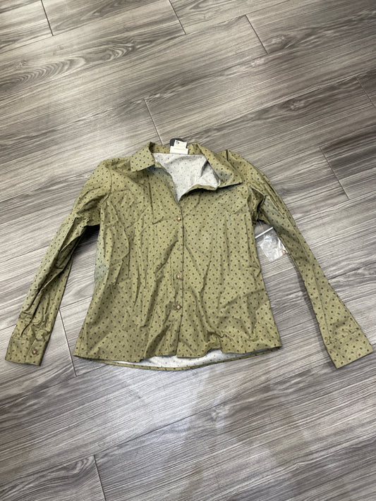 Top Long Sleeve By Clothes Mentor In Green, Size: L