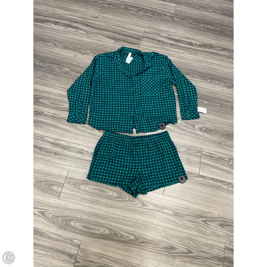 Lounge Set Shorts By Auden In Plaid Pattern, Size: Xl
