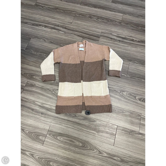 Cardigan By Olive And Oak In Striped Pattern, Size: M