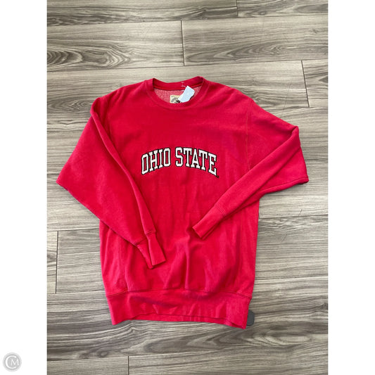 Athletic Sweatshirt Crewneck By Clothes Mentor In Red, Size: S
