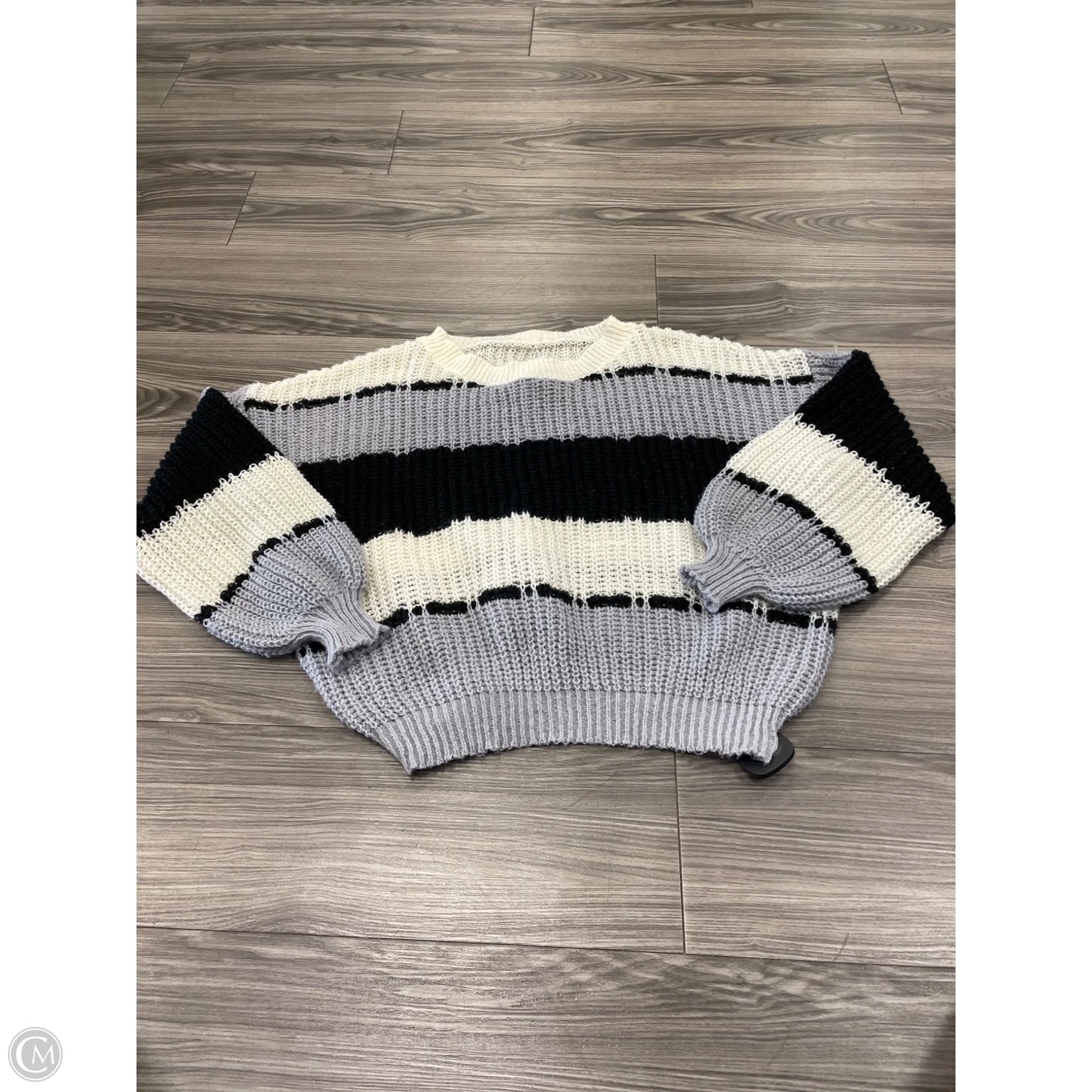 Sweater By Shein In Striped Pattern, Size: Xl
