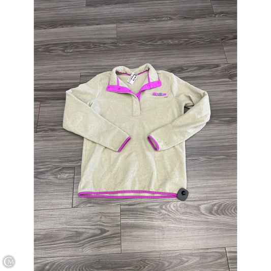 Jacket Fleece By Columbia In Beige, Size: L