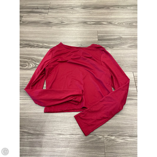 Top Long Sleeve Basic By Clothes Mentor In Maroon, Size: Xl