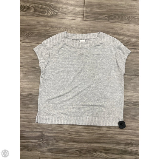 Top Long Sleeve Basic By Chicos In Grey, Size: Xl