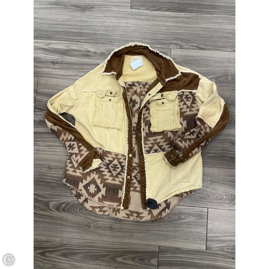 Jacket Other By Oli & Hali In Brown & Cream, Size: S