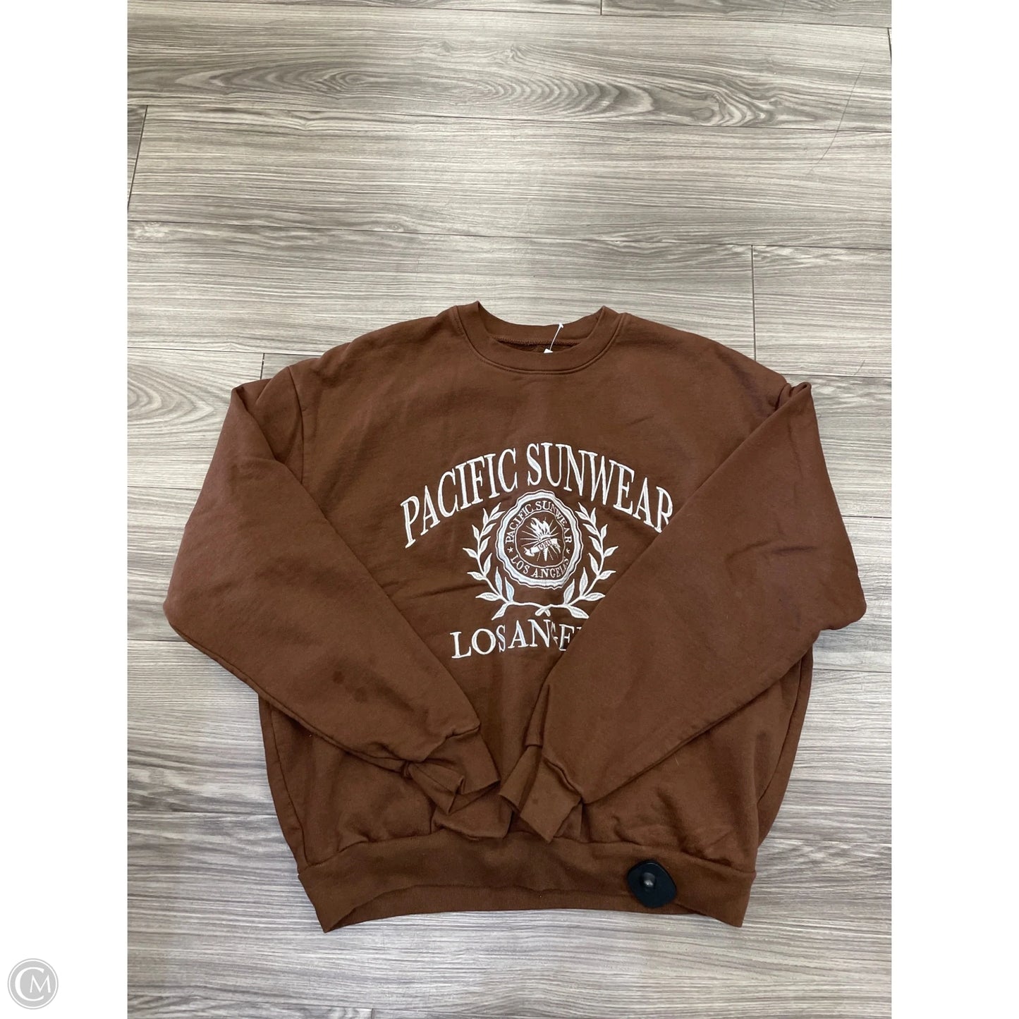 Sweatshirt Crewneck By Pacsun In Brown, Size: Xl
