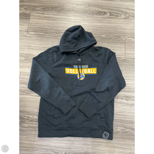 Athletic Sweatshirt Hoodie By Under Armour In Black, Size: M