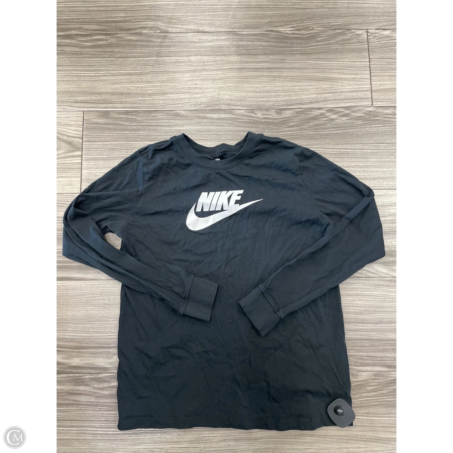Top Long Sleeve Basic By Nike In Black, Size: Xl