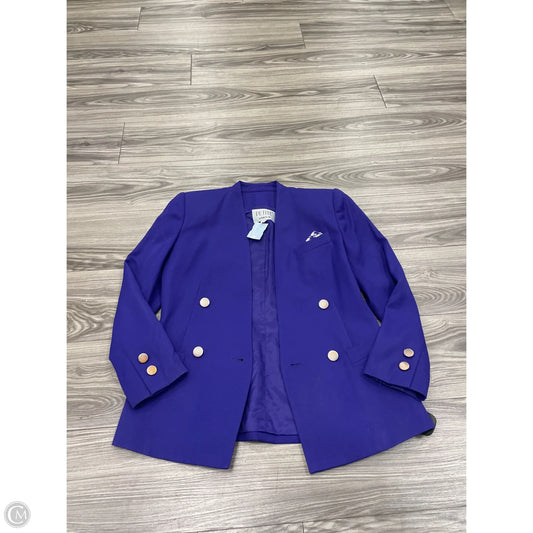Blazer By Petite Sophisticate In Purple, Size: S