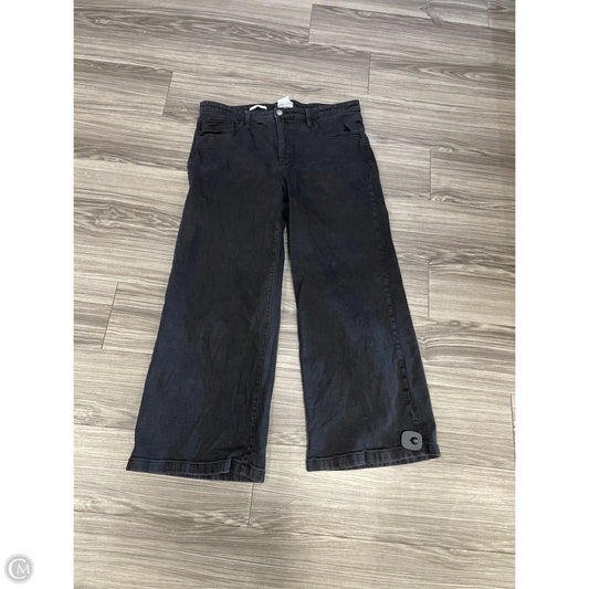 Jeans Wide Leg By Ava & Viv In Black, Size: 18