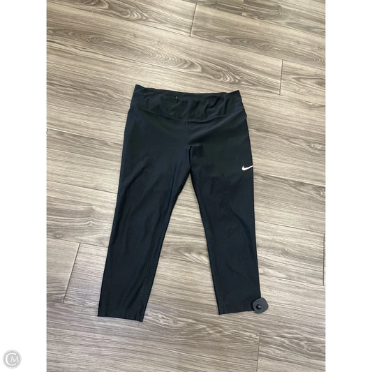 Athletic Leggings By Nike In Black, Size: Xl