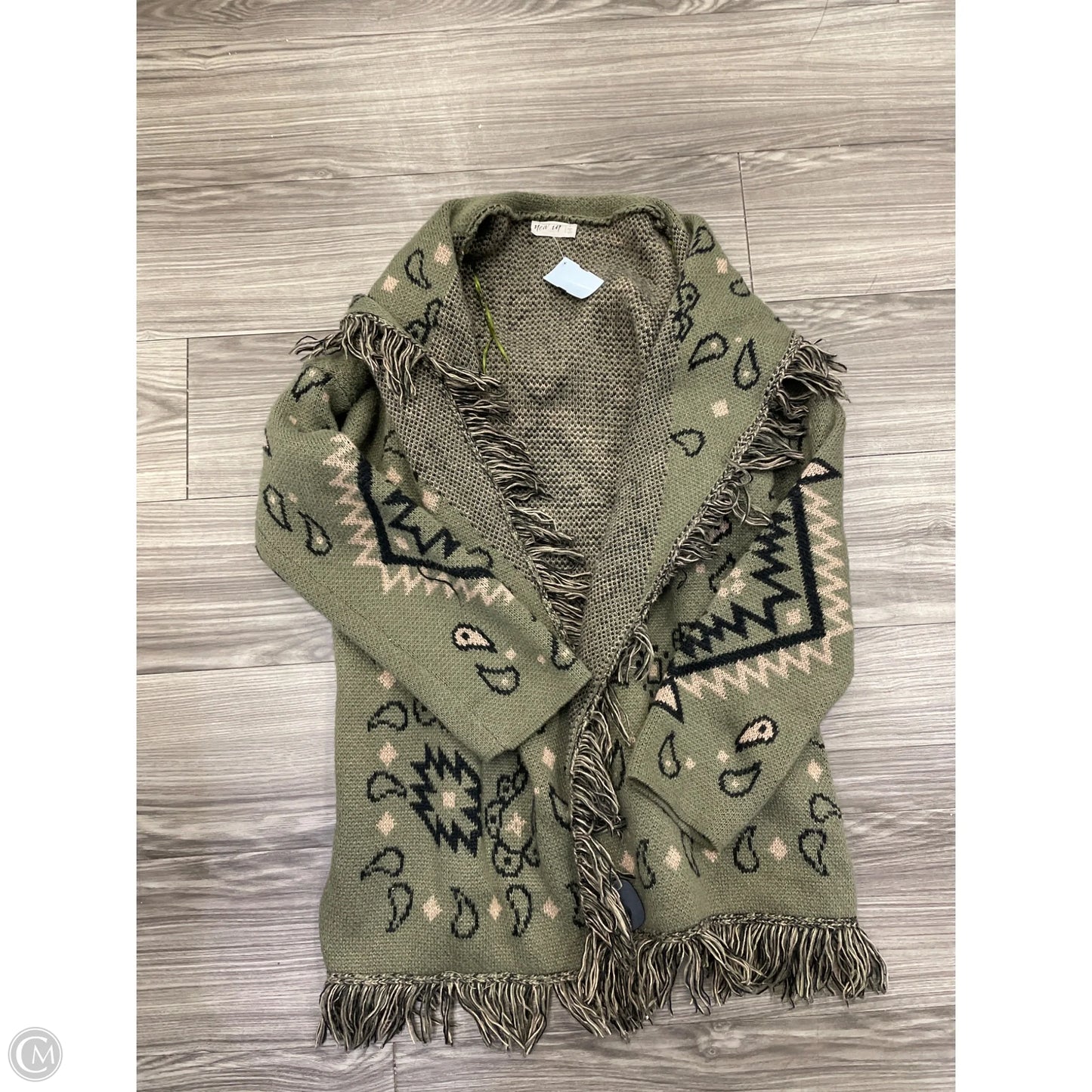 Cardigan By New In In Green, Size: L