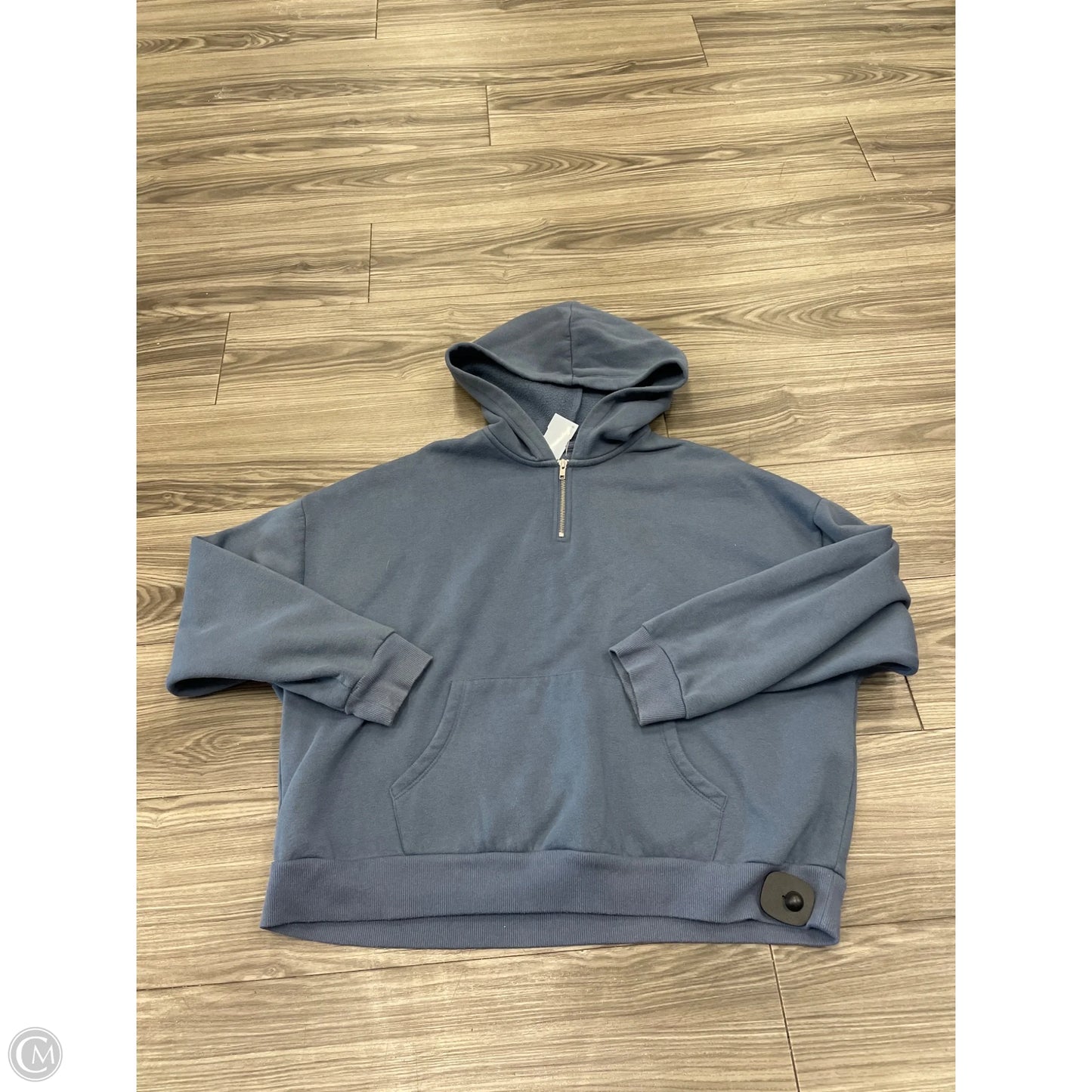 Sweatshirt Hoodie By Clothes Mentor In Blue, Size: M