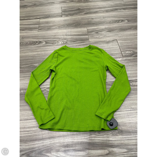 Top Long Sleeve Basic By A New Day In Green, Size: S