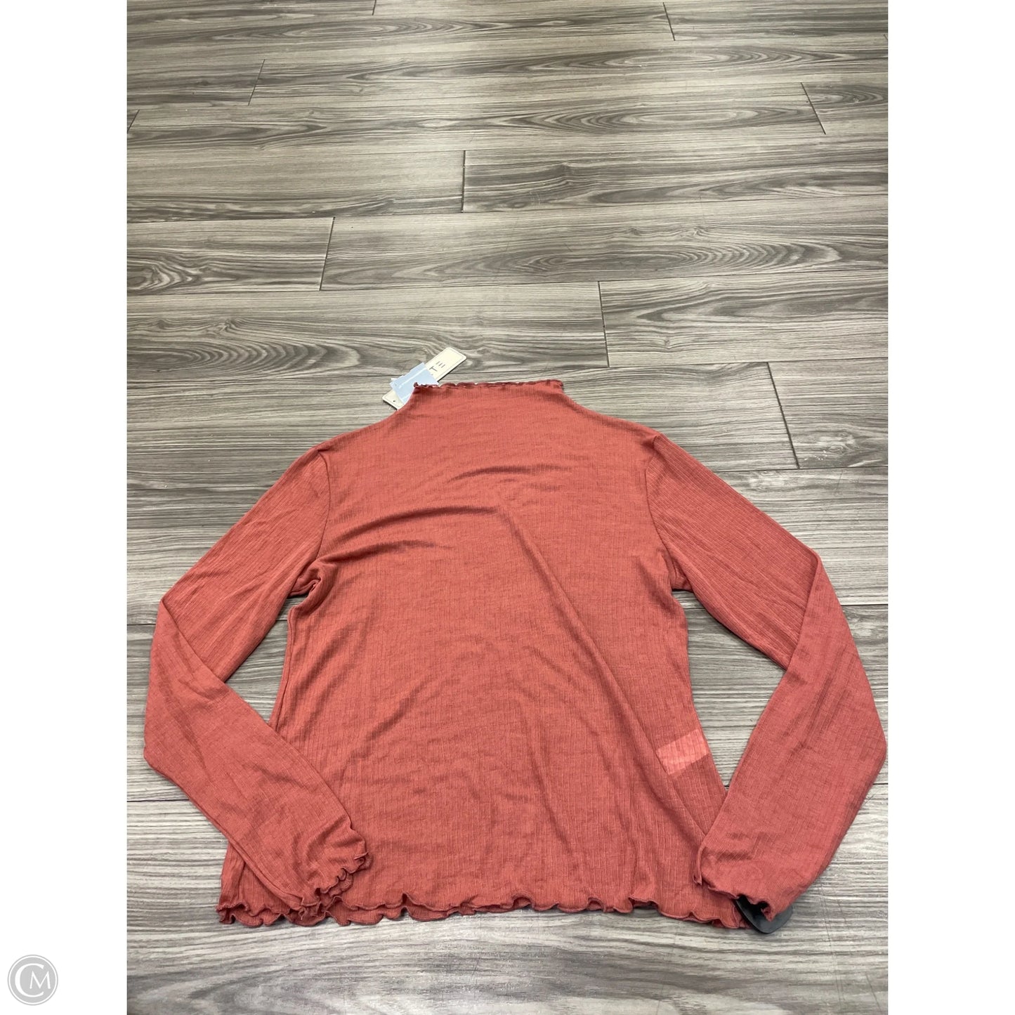 Top Long Sleeve By Yelete In Red, Size: L