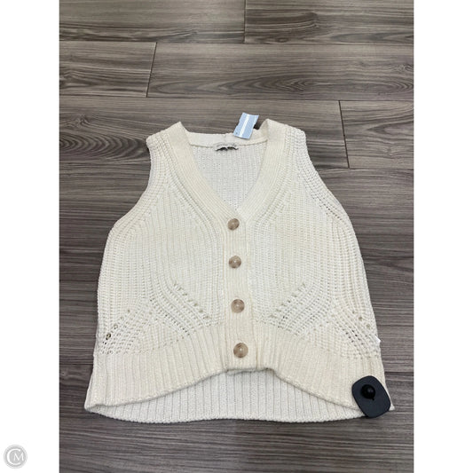 Vest Sweater By Gentle Fawn In White, Size: Xs
