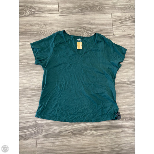 Top Short Sleeve By Old Navy In Green, Size: 3x