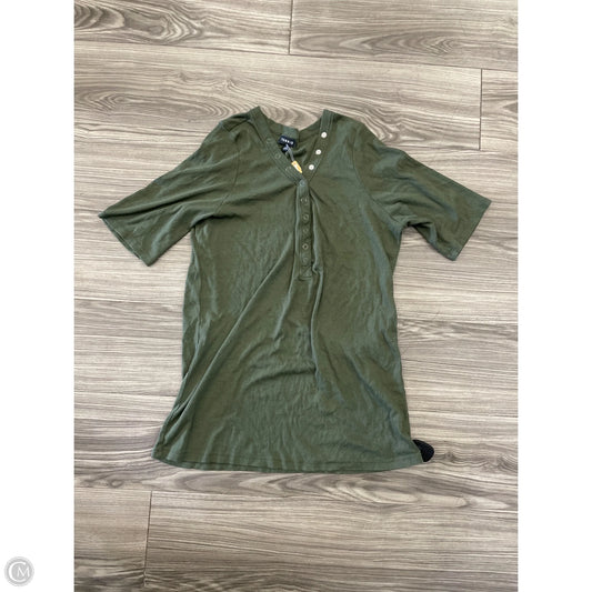 Top Short Sleeve By Torrid In Green, Size: 3x