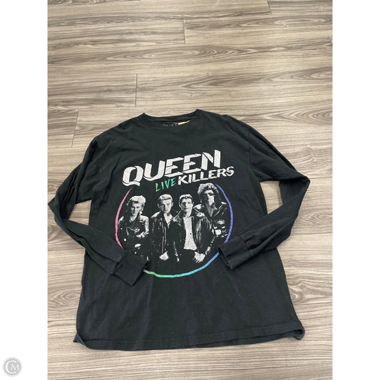 Top Long Sleeve By Clothes Mentor In Black, Size: M