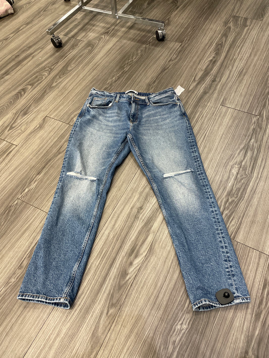 Jeans Boyfriend By Zara In Blue, Size: 10