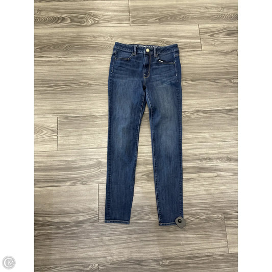 Jeans Skinny By American Eagle In Blue, Size: 6