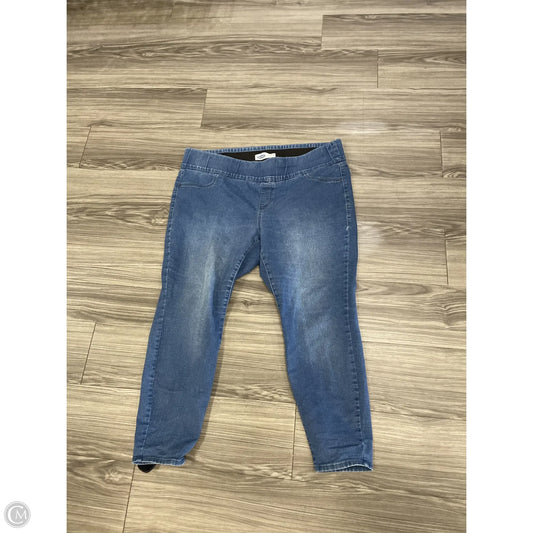 Jeans Skinny By Old Navy In Blue, Size: 22