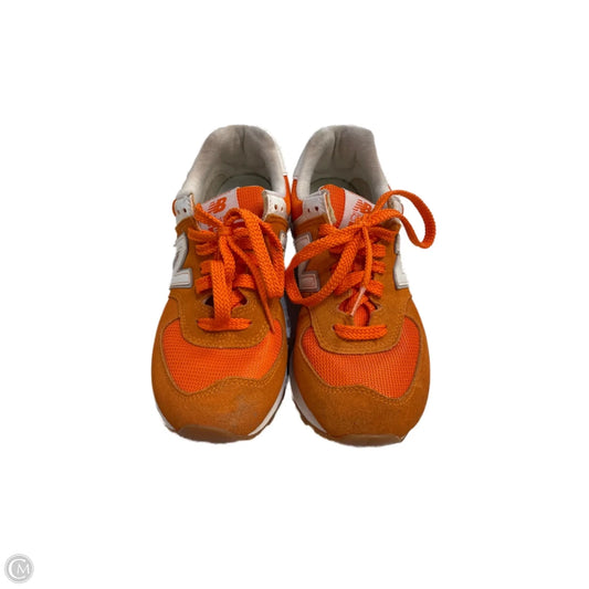 Shoes Sneakers By New Balance In Orange, Size: 7