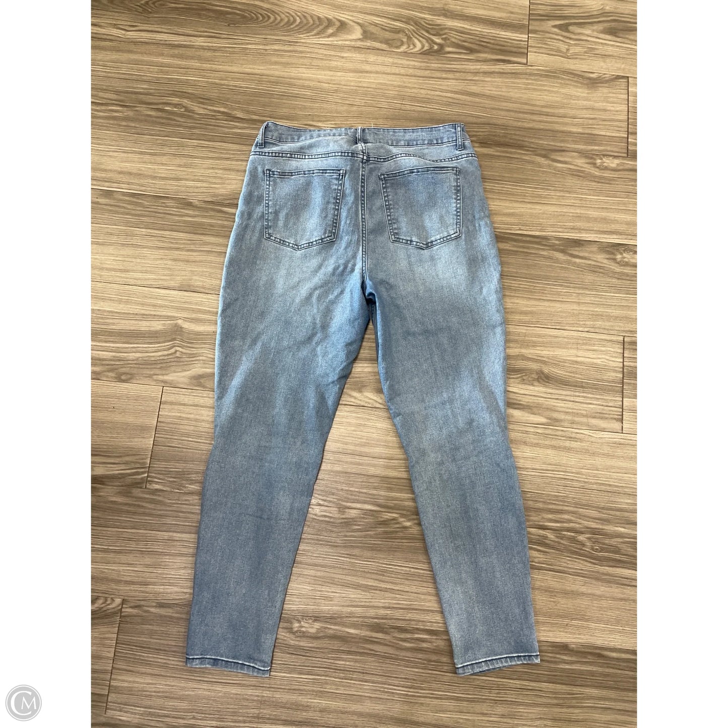 Jeans Skinny By Harper In Blue, Size: 12
