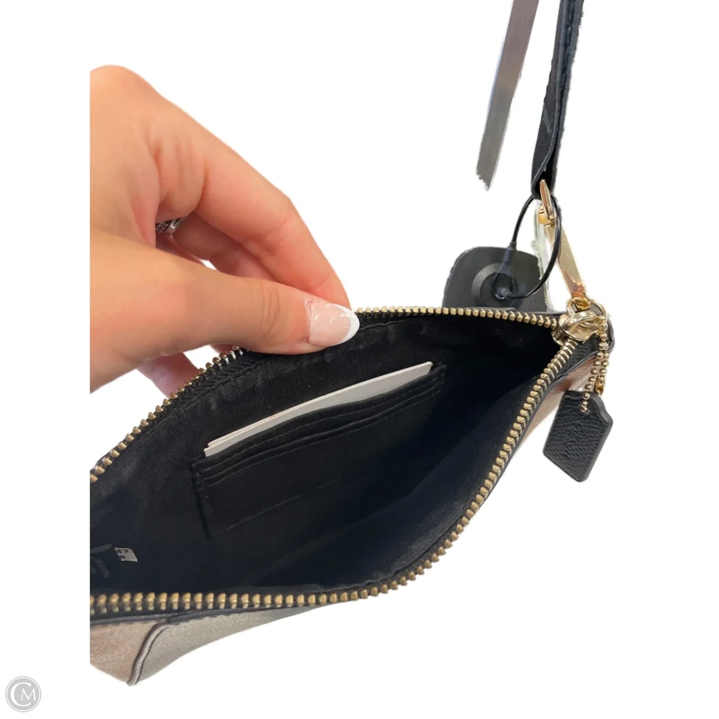 Wristlet Designer By Coach, Size: Large
