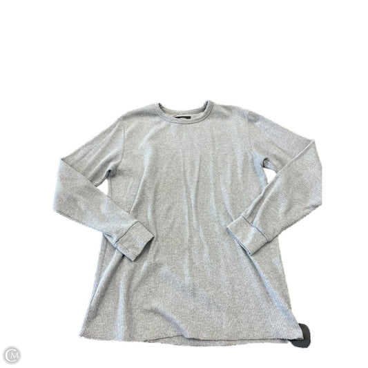 Top Long Sleeve By Clothes Mentor In Grey, Size: Xl