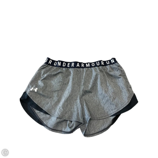 Athletic Shorts By Under Armour In Grey, Size: Xl