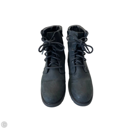 Boots Ankle Heels By Clarks In Black, Size: 11