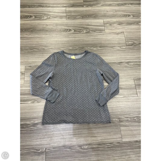 Top Long Sleeve By Eddie Bauer In Grey, Size: 2x