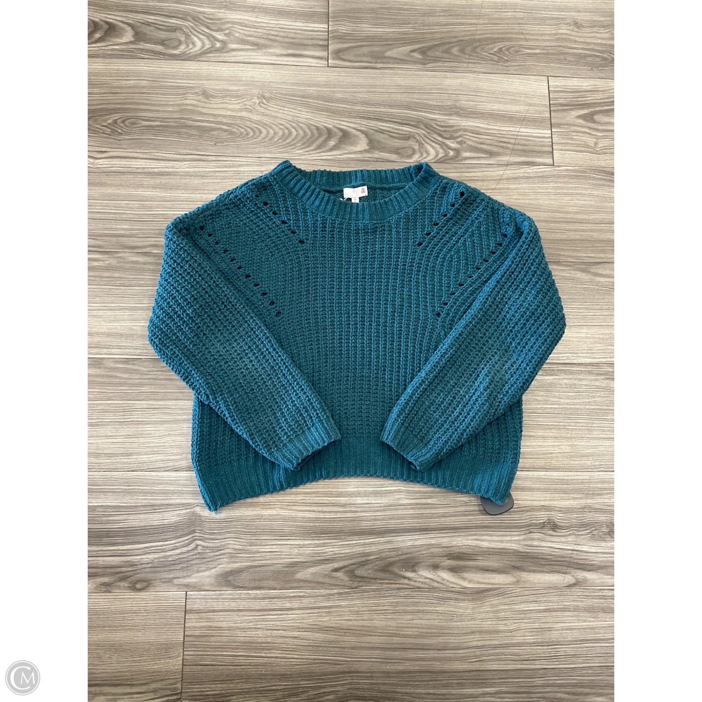 Sweater By So In Teal, Size: M