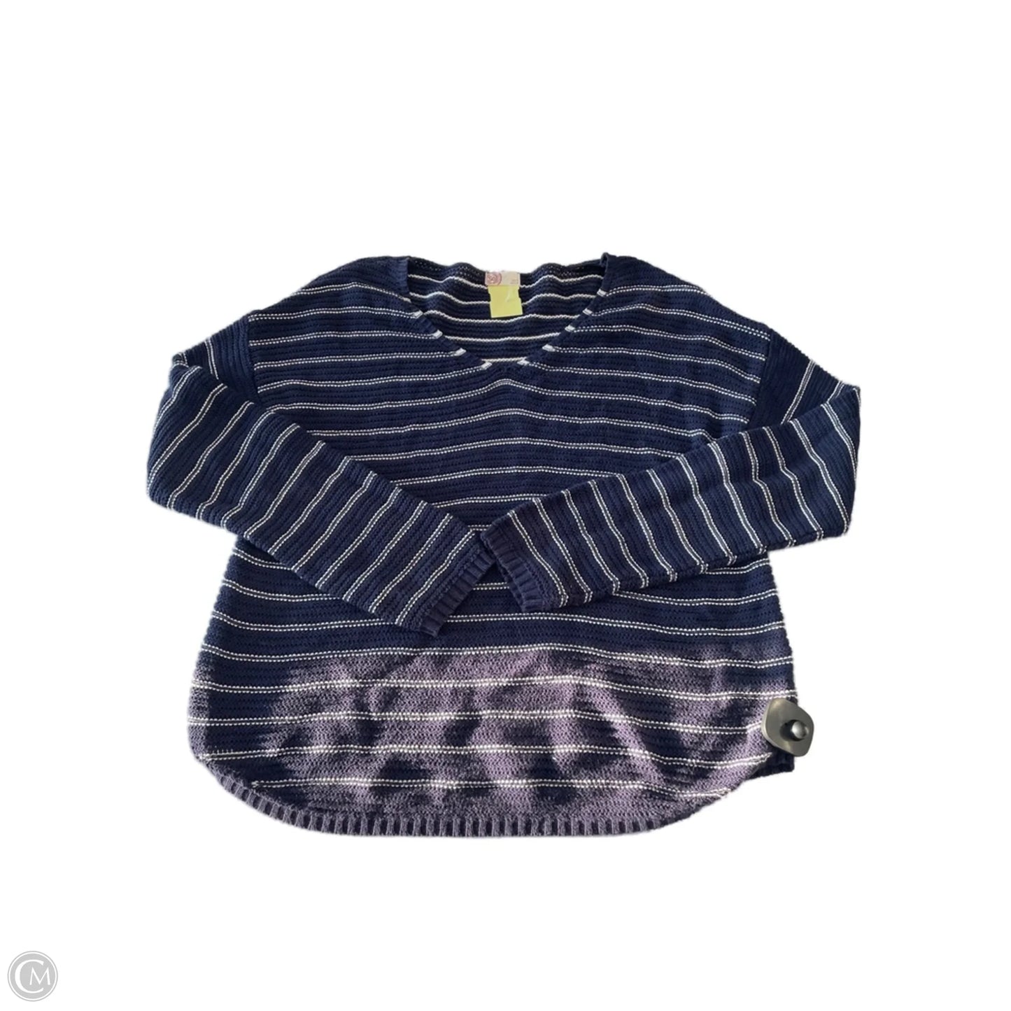 Top Long Sleeve By So In Striped Pattern, Size: L