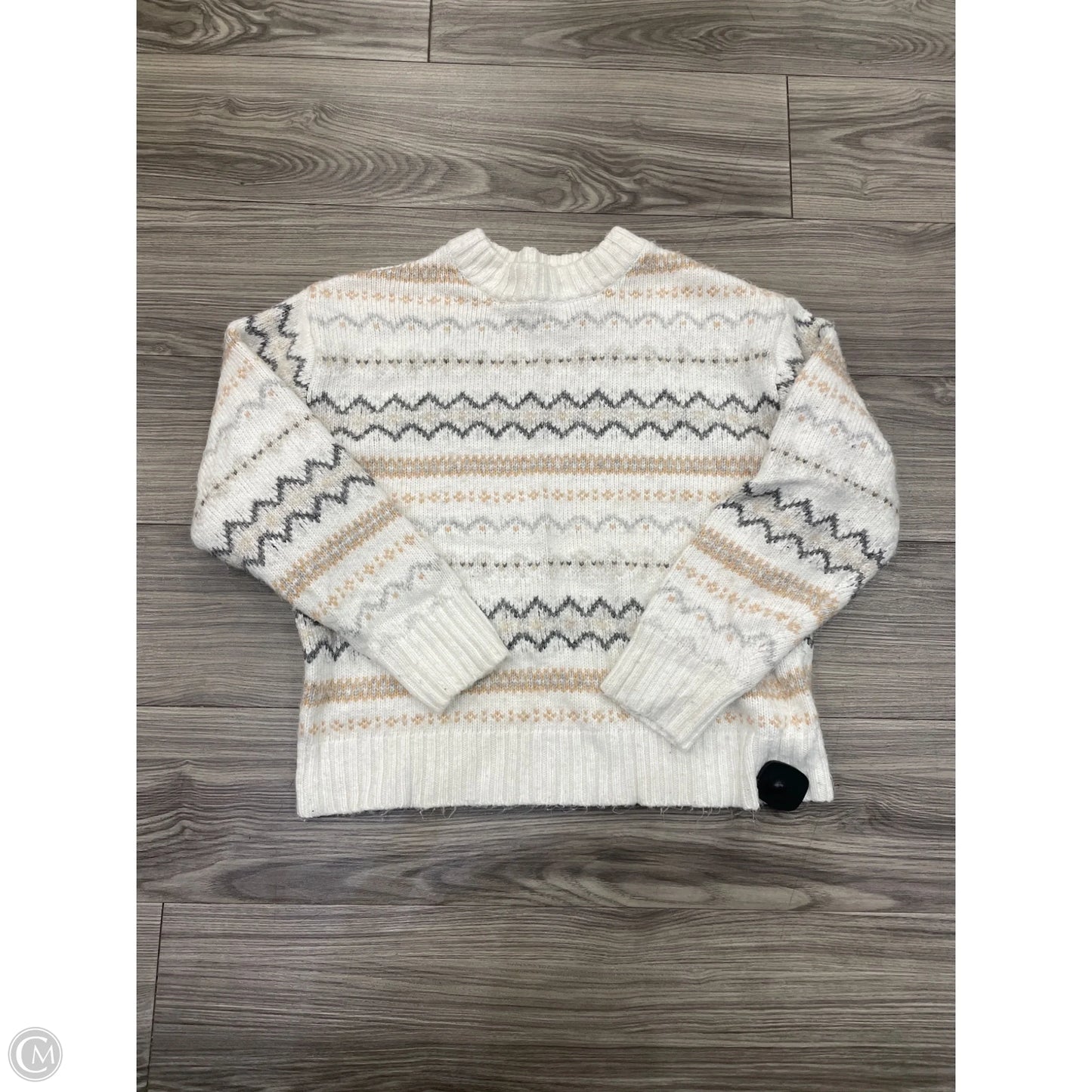 Sweater By American Eagle In Cream, Size: M