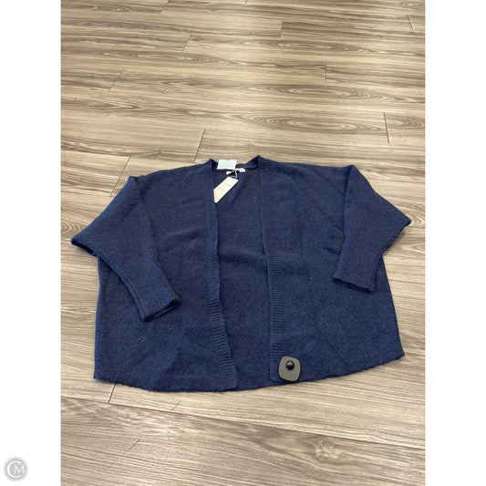 Cardigan By Clothes Mentor In Blue, Size: L