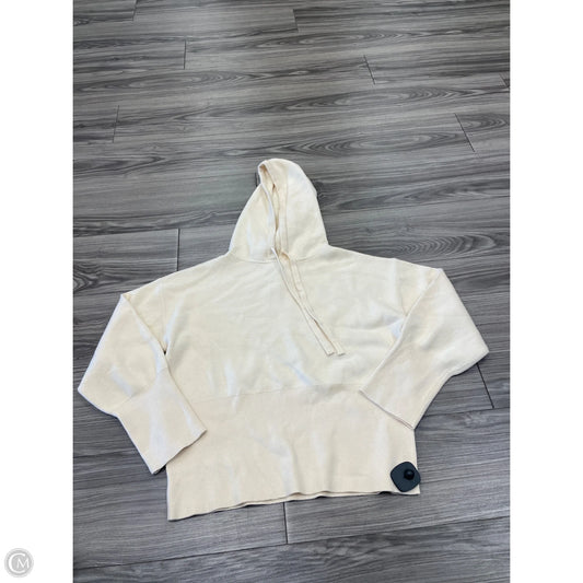 Sweatshirt Hoodie By A New Day In Cream, Size: S