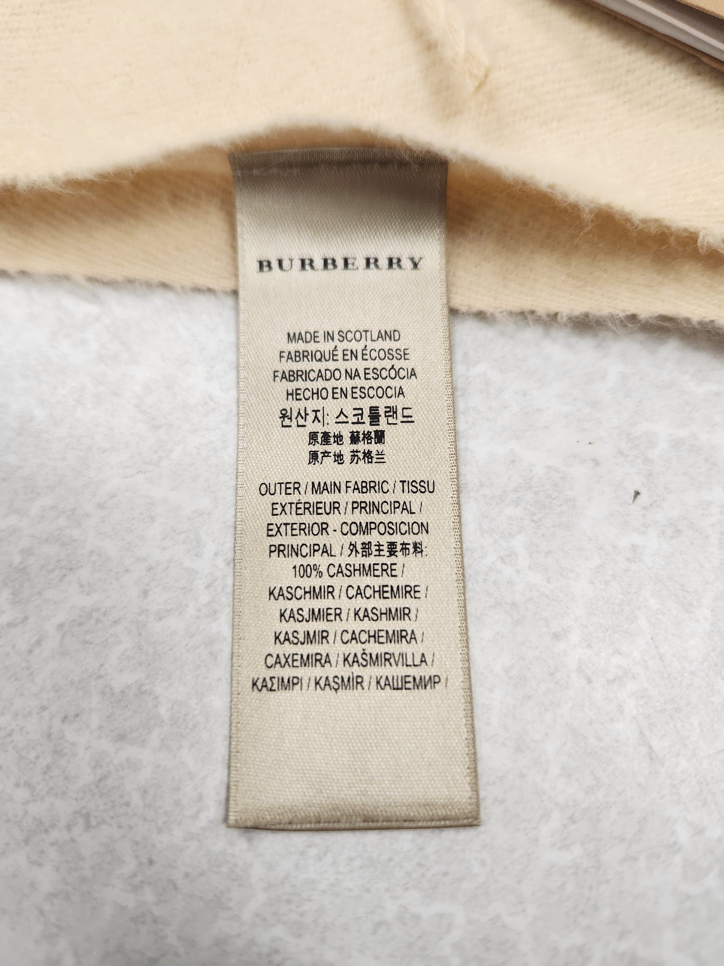 Scarf Luxury Designer By Burberry