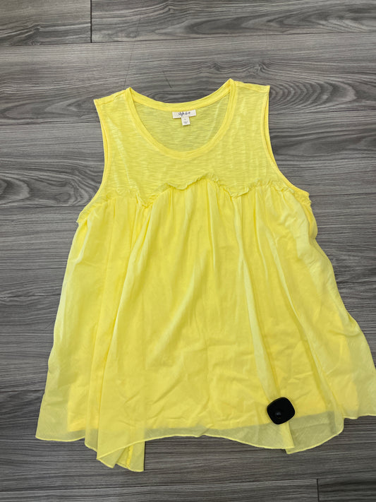 Top Sleeveless By Style And Company  Size: L
