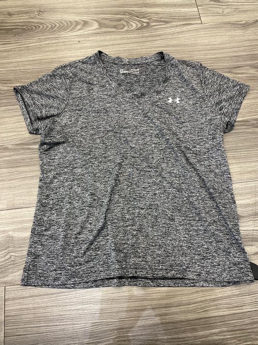 Athletic Top Short Sleeve By Under Armour  Size: Xl