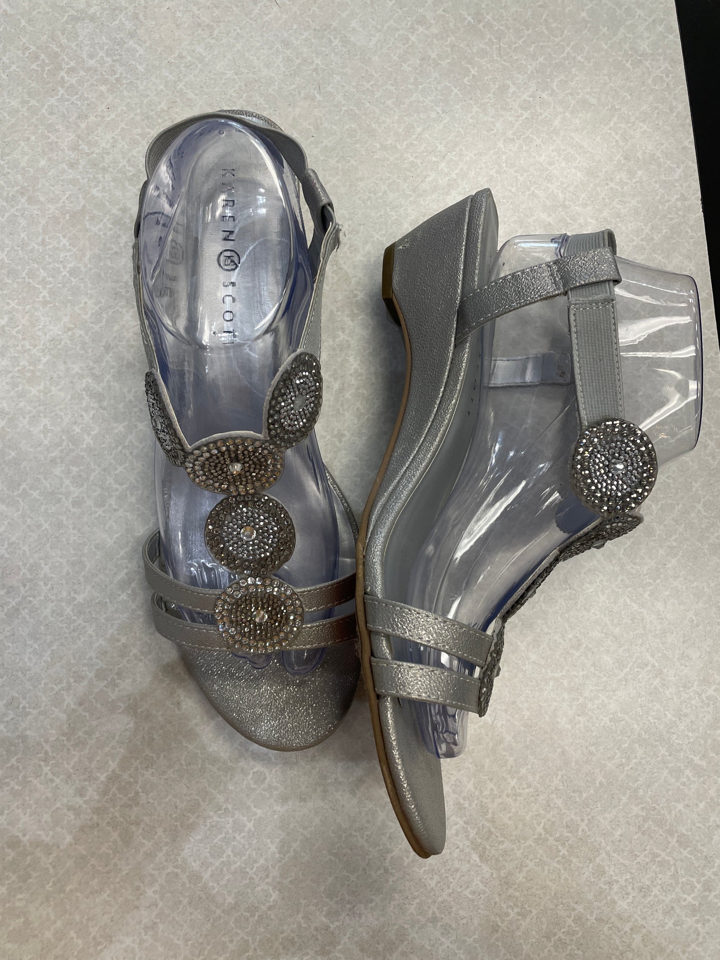 Sandals Heels Wedge By Karen Scott  Size: 11