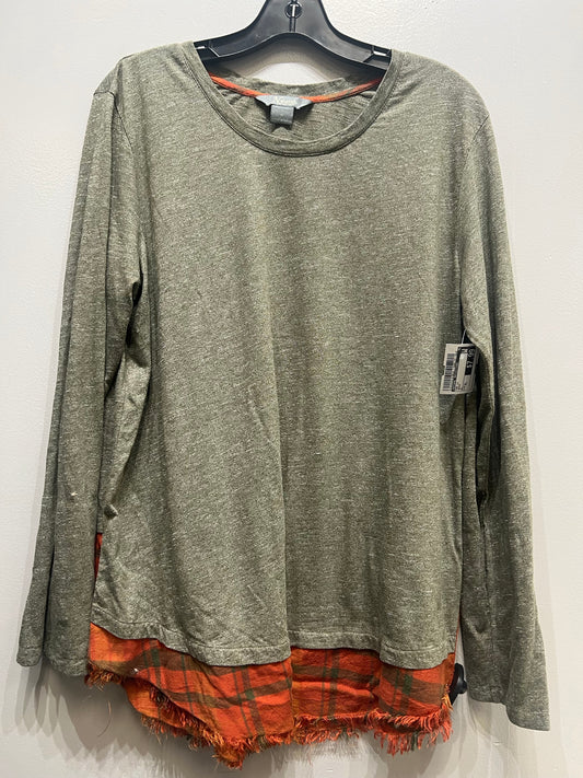 Top Long Sleeve By Natural Reflections  Size: Xl