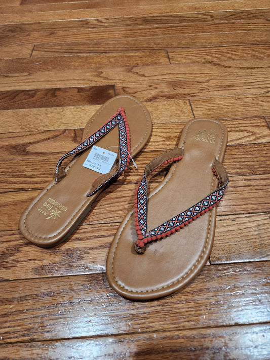 Sandals Flip Flops By Montego Bay  Size: 11