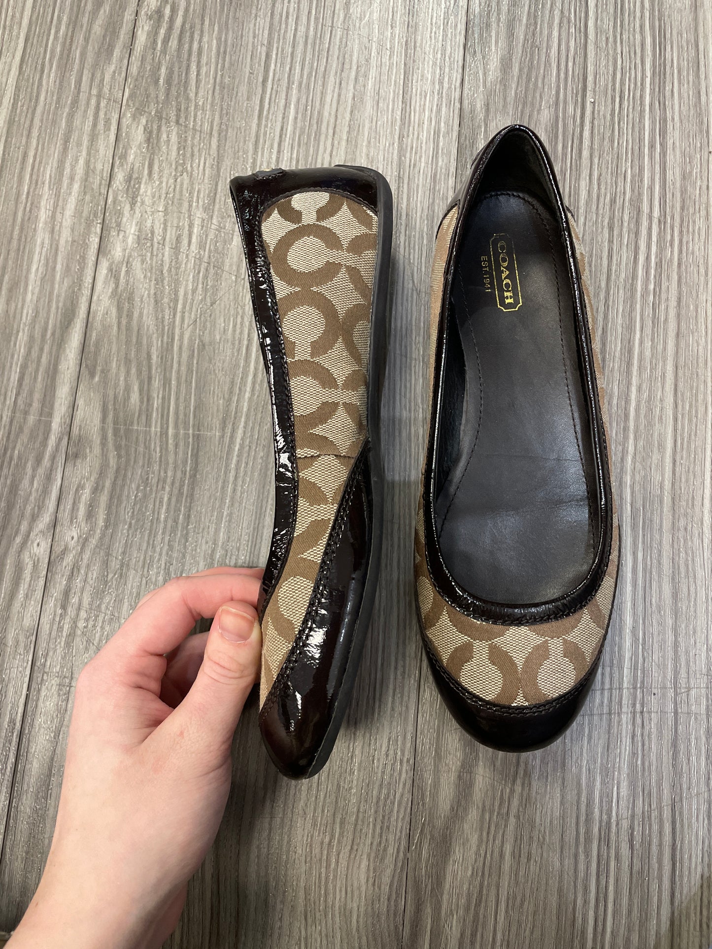 Shoes Flats Ballet By Coach  Size: 7.5